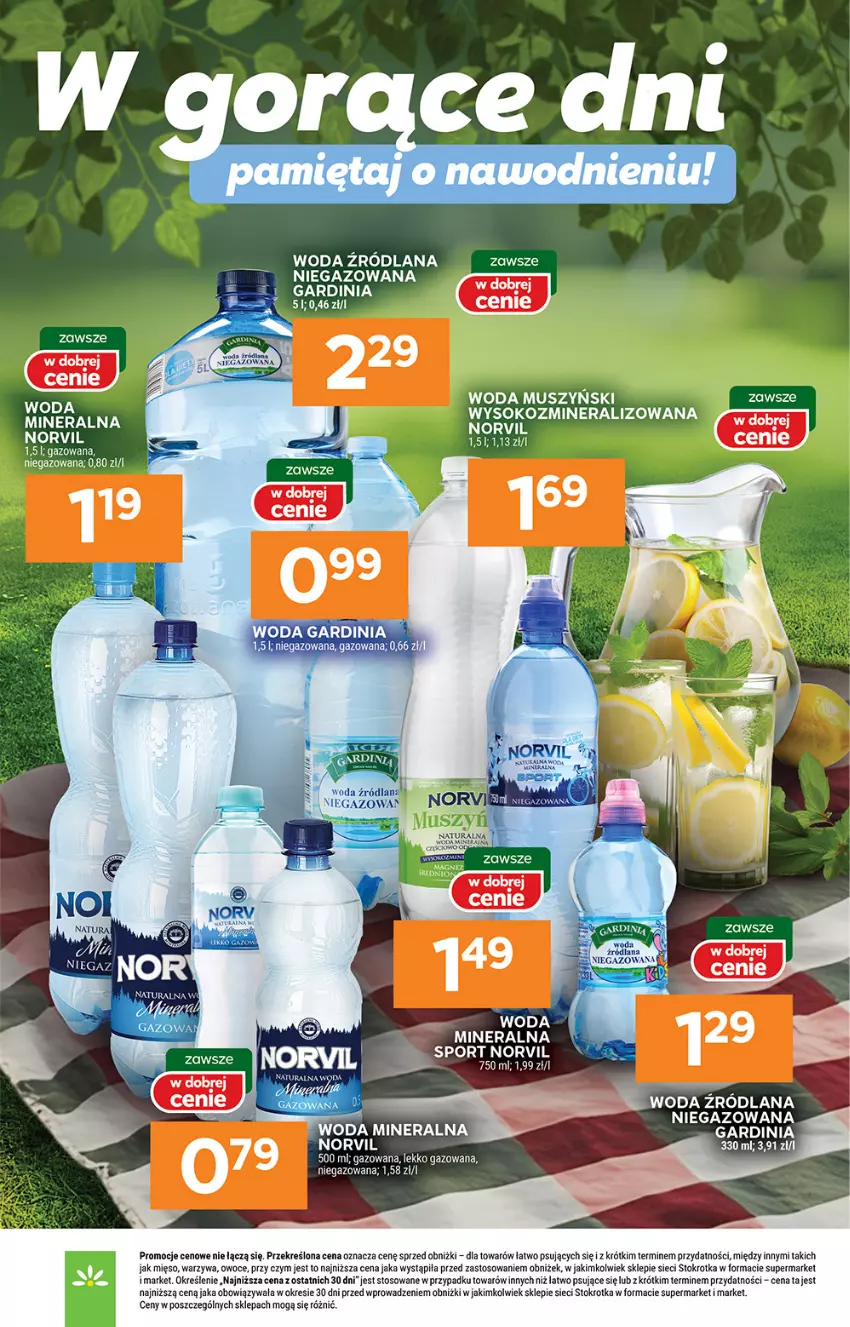 Gazetka promocyjna Stokrotka - Supermarket - ważna 17.07 do 23.07.2025 - strona 10 - produkty: LANA, Mięso, Mus, Owoce, Sok, Warzywa, Woda