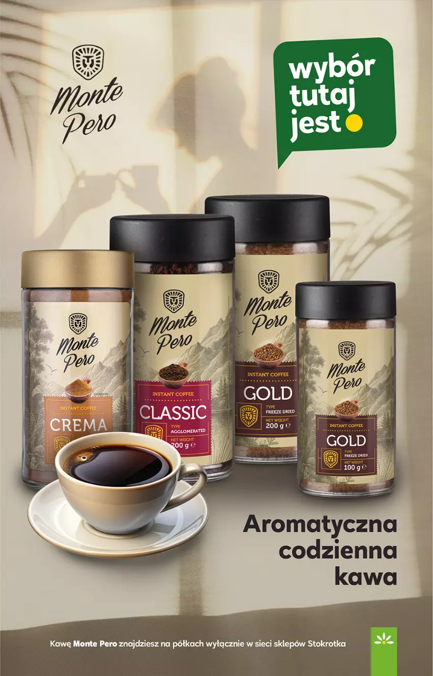 Gazetka promocyjna Stokrotka - Supermarket - ważna 17.07 do 23.07.2025 - strona 22 - produkty: Kawa, Monte, Półka