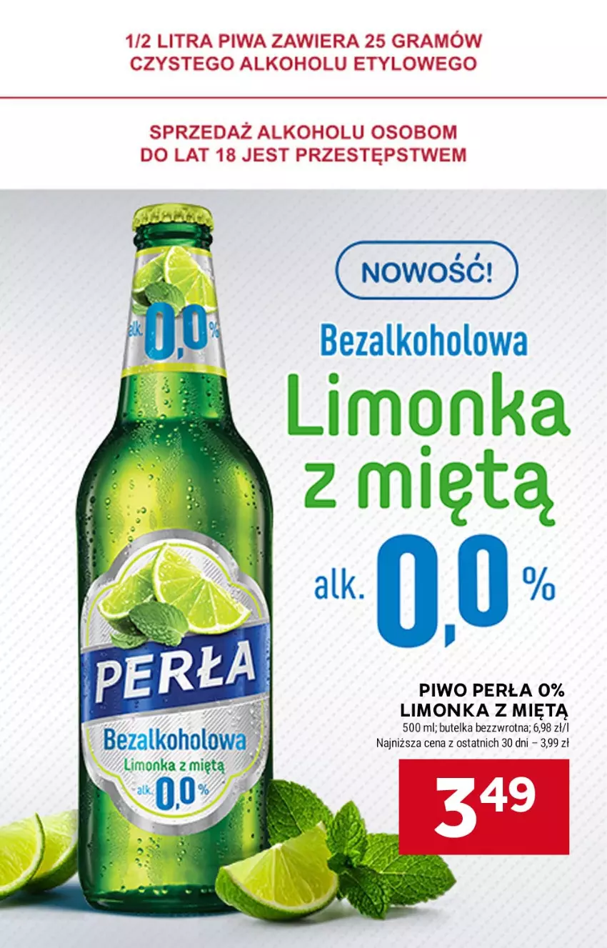 Gazetka promocyjna Stokrotka - Supermarket - ważna 17.07 do 23.07.2025 - strona 37 - produkty: Gra, Limonka, Perła, Piwa, Piwo