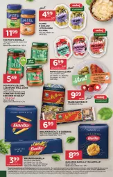 Gazetka promocyjna Stokrotka - Supermarket - Gazetka - ważna od 23.07 do 23.07.2025 - strona 30 - produkty: Makaron, Warzywa, Sos, Oliwki, Ricotta, Lodówka, Pesto, Penne, Talerz, Tagliatelle, Spaghetti, Owoce, Barilla, Olej, Pomidory, Mięso