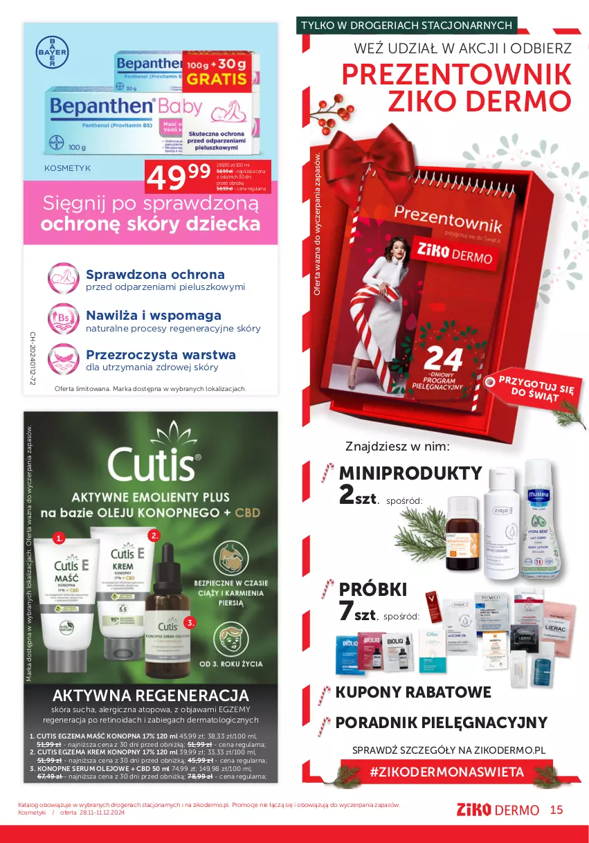 Gazetka promocyjna Ziko - Gazetka Ziko Dermo - ważna 28.11 do 11.12.2024 - strona 15 - produkty: Olej, Por, Rum, Ser, Serum, Top