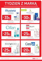 Gazetka promocyjna Ziko - Gazetka Ziko Dermo - Gazetka - ważna od 11.12 do 11.12.2024 - strona 19 - produkty: CeraVe, Ser, Mus, Cold Cream, Emolium, Oillan, Mustela