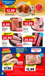 Gazetka promocyjna Lidl - GAZETKA - Gazetka - ważna od 17.05 do 17.05.2023 - strona 24 - produkty: Piec, Kurczak, Polędwica, Mięso mielone, Por, Gra, Boczek bez kości, Morliny, Kotlet, Boczek, Olej, Mięso