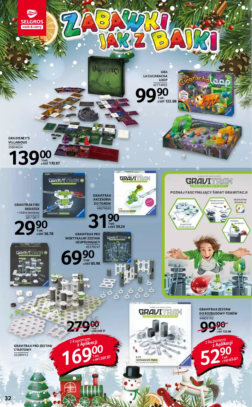 Gazetka promocyjna Selgros - Katalog Zabawki - ważna 25.11 do 01.12.2021 - strona 32 - produkty: Disney, Gra, Gravitrax