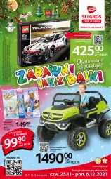 Gazetka promocyjna Selgros - Katalog Zabawki - Gazetka - ważna od 01.12 do 01.12.2021 - strona 1 - produkty: Top, Por, LEGO Technic, Tran, LEGO, Barbie, Klocki, Mercedes Benz, Akumulator, Kalendarz, Kalendarz adwentowy, LG, Fa