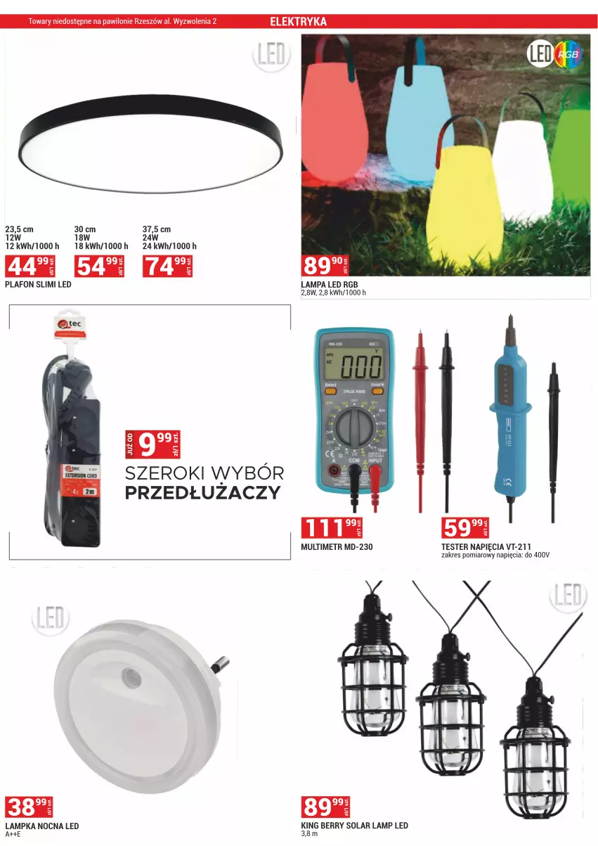 Gazetka promocyjna Merkury Market - ważna 02.01 do 31.01.2024 - strona 30 - produkty: Lampa, Lampa LED