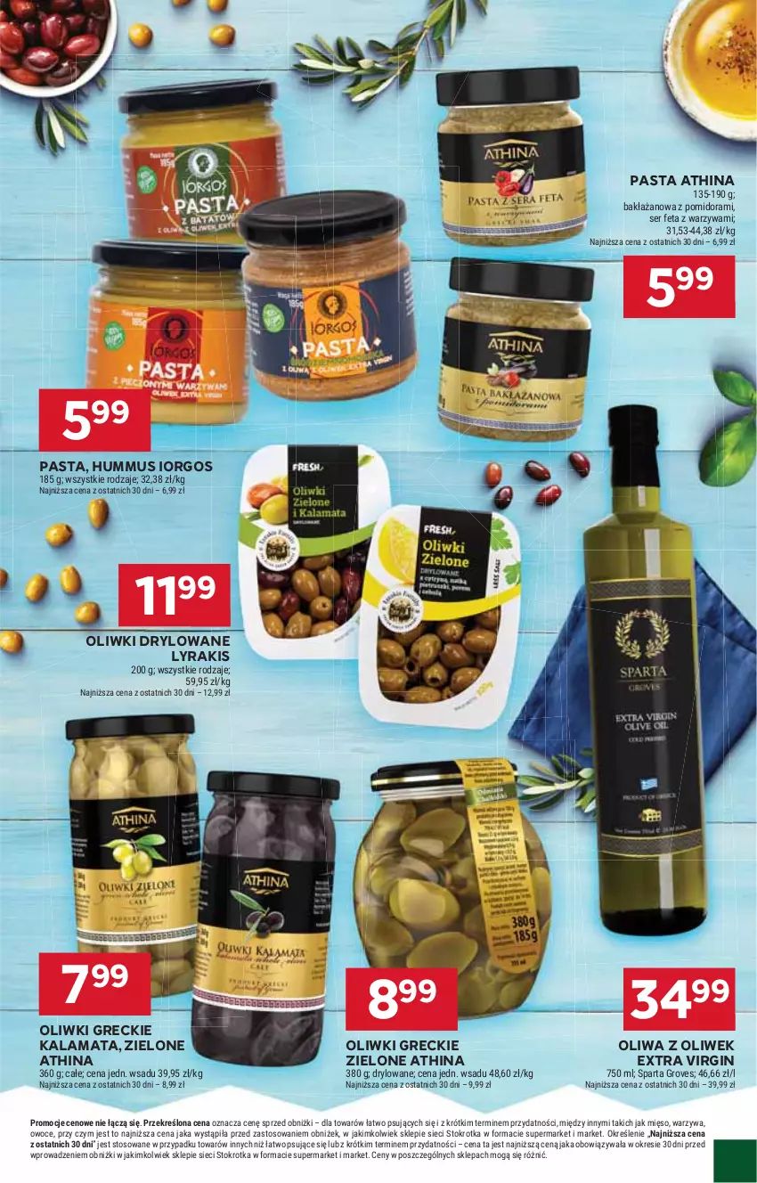Gazetka promocyjna Stokrotka - Market - ważna 15.05 do 21.05.2025 - strona 15 - produkty: Feta, Gin, Hummus, Mięso, Mus, Oliwa z oliwek, Oliwki, Owoce, Ser, Warzywa