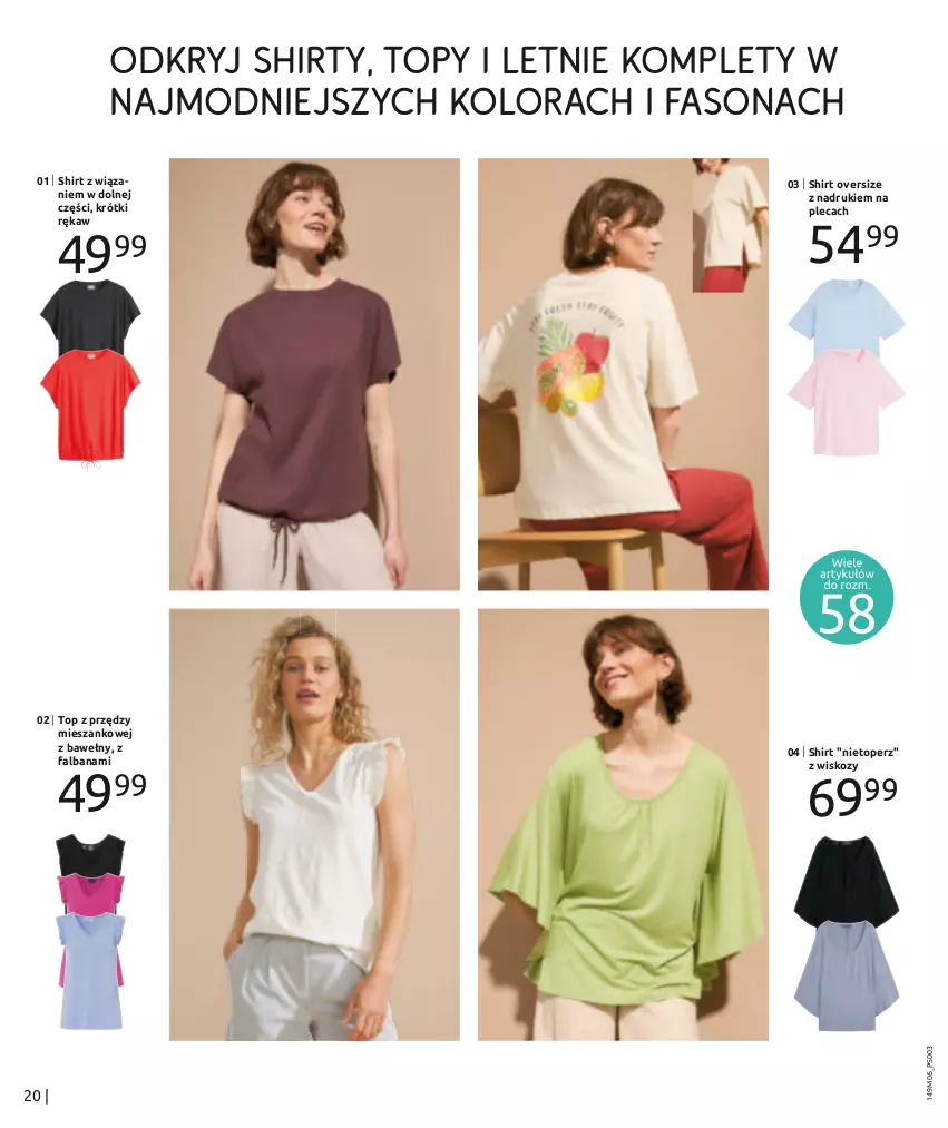 Gazetka promocyjna Bonprix - POMYSŁY NA NOWE STYLIZACJE - ważna 17.06 do 17.09.2024 - strona 22 - produkty: Fa, Top