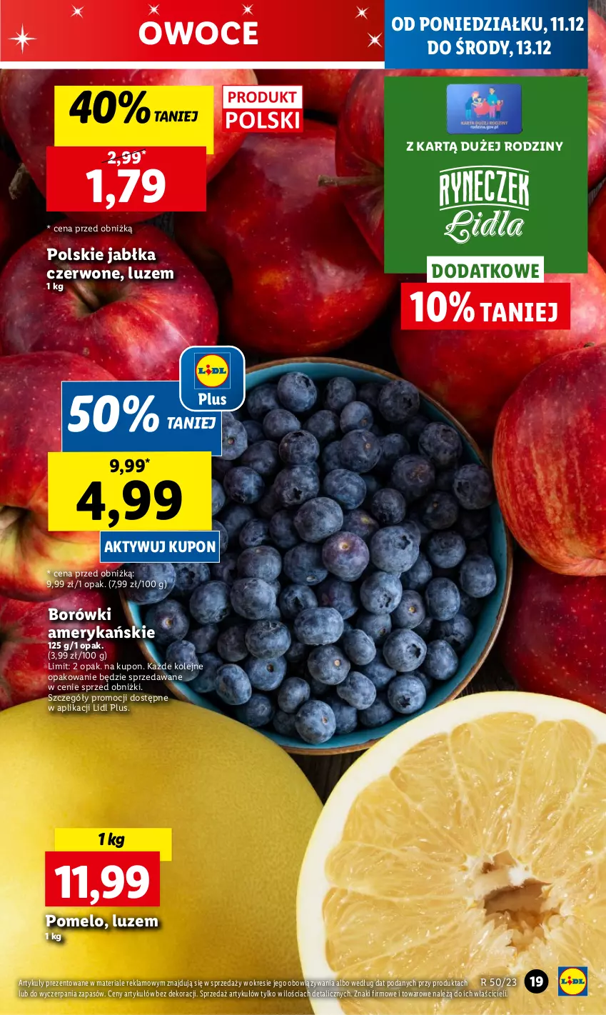 Gazetka promocyjna Lidl - GAZETKA - ważna 11.12 do 13.12.2023 - strona 21 - produkty: Chleb, Jabłka, Olej, Owoce, Pomelo, Ser, Warzywa, Warzywa i owoce