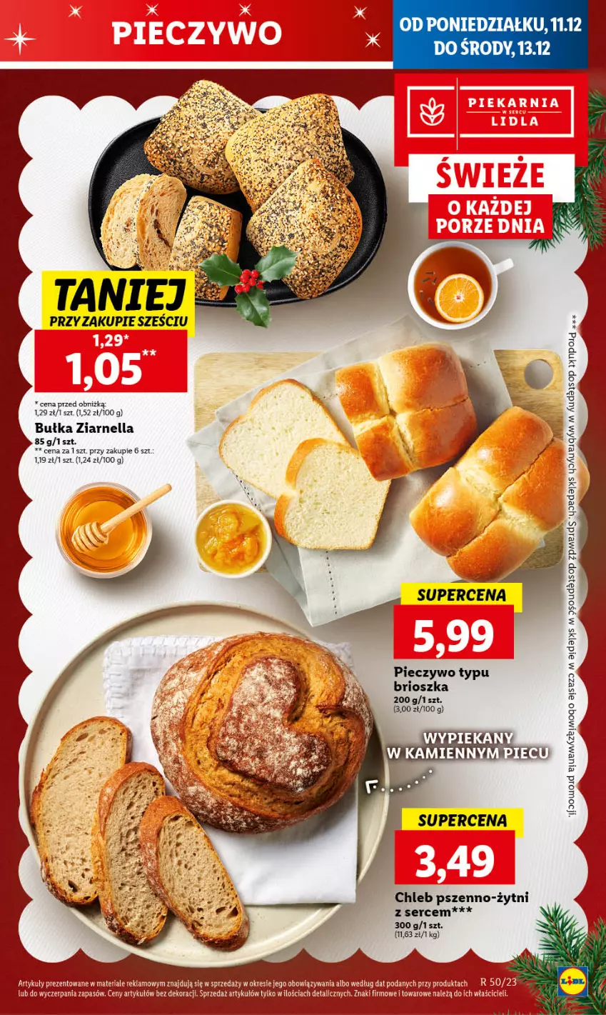 Gazetka promocyjna Lidl - GAZETKA - ważna 11.12 do 13.12.2023 - strona 27 - produkty: Bułka, Chleb, Piec, Pieczywo, Ser