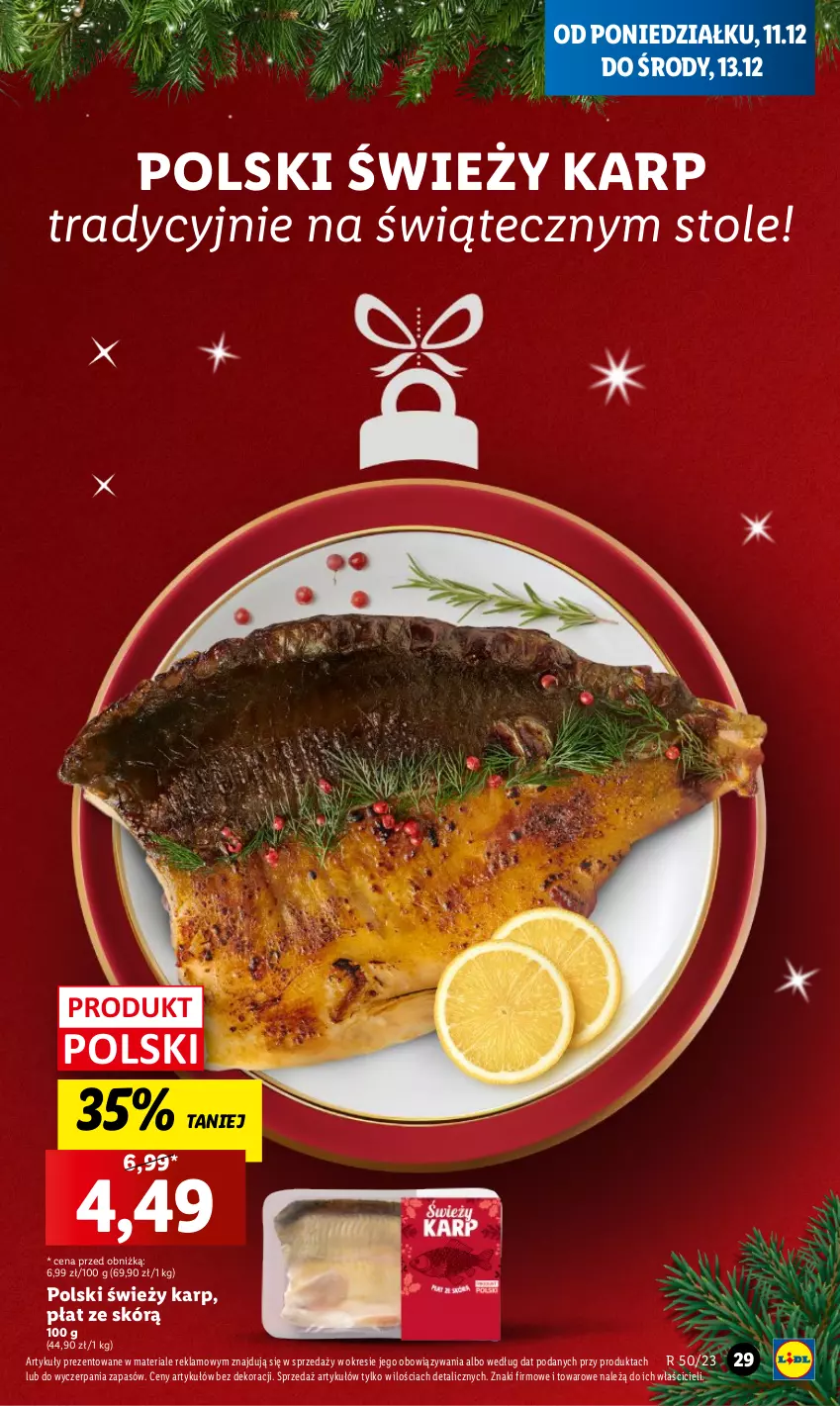 Gazetka promocyjna Lidl - GAZETKA - ważna 11.12 do 13.12.2023 - strona 31 - produkty: Karp, Ole!