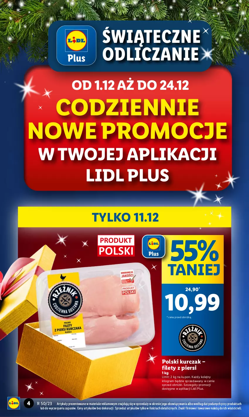 Gazetka promocyjna Lidl - GAZETKA - ważna 11.12 do 13.12.2023 - strona 4 - produkty: Gra, Kurczak, Olej