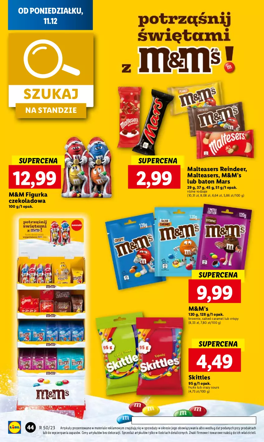 Gazetka promocyjna Lidl - GAZETKA - ważna 11.12 do 13.12.2023 - strona 46 - produkty: Baton, Brownie, Mars, Ser