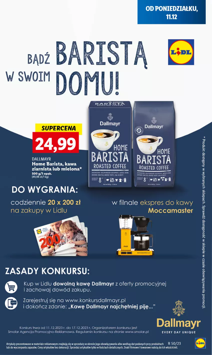 Gazetka promocyjna Lidl - GAZETKA - ważna 11.12 do 13.12.2023 - strona 51 - produkty: Dallmayr, Gra, Kawa, Mola