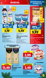 Gazetka promocyjna Lidl - GAZETKA - Gazetka - ważna od 13.12 do 13.12.2023 - strona 35 - produkty: Serek wiejski, Sok, Ser, Bursztyn, Jogurt, Cars, Kawa, Mlekovita, Napój jogurtowy, Serek, Pilos, Ser długodojrzewający, Napój, Olej, Mleko