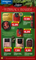 Gazetka promocyjna Lidl - GAZETKA - Gazetka - ważna od 13.12 do 13.12.2023 - strona 38 - produkty: Sos, Sok, Ser, Gin, Salami, Szynka wieprzowa, Papryka, Bresaola, Cytryny, Szynka, Wędlina, Tuńczyk, Fa