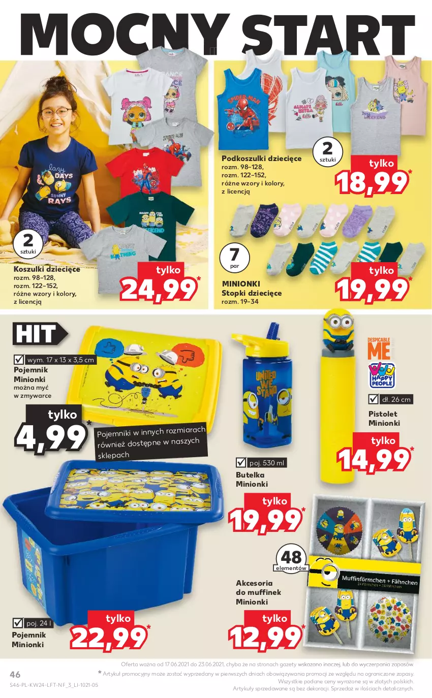 Gazetka promocyjna Kaufland - OFERTA TYGODNIA - ważna 17.06 do 23.06.2021 - strona 46 - produkty: Dzieci, Gra, Kosz, Pistolet, Pojemnik, Top