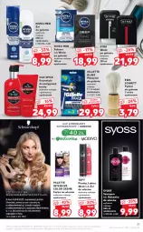 Gazetka promocyjna Kaufland - OFERTA TYGODNIA - Gazetka - ważna od 23.06 do 23.06.2021 - strona 31 - produkty: Palette, Nivea Men, Gra, Rama, Old Spice, Ewa Schmitt, Str8, Woda po goleniu, Color Creme, Kosmetyki do pielęgnacji, Taft, Szampon, Syoss, Gillette, Odżywka, Woda, Pędzel do golenia, Nivea, Lakier, Farba do włosów, Fa