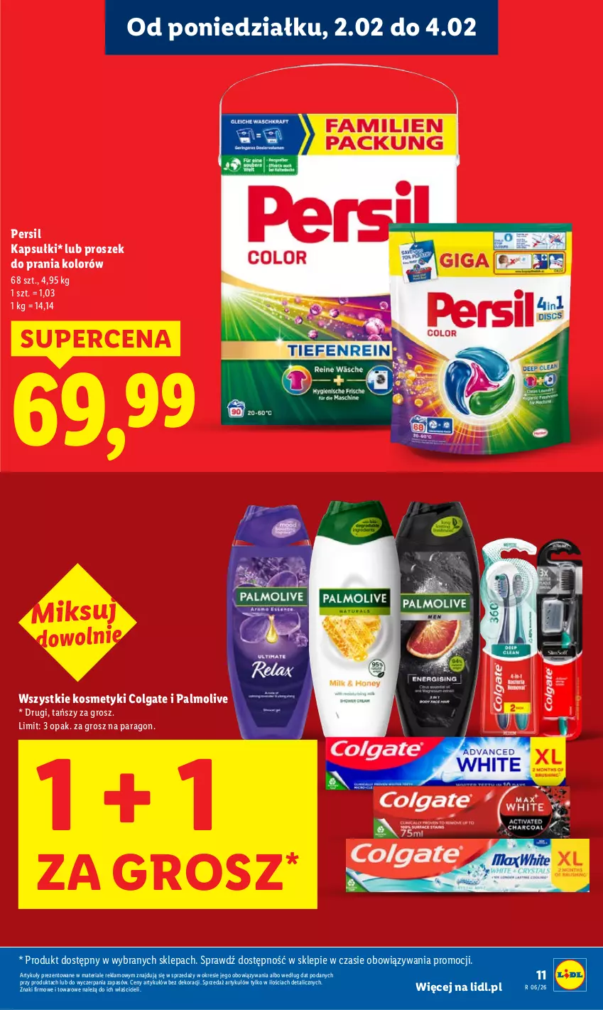 Gazetka promocyjna Lidl - GAZETKA - ważna 02.02 do 04.02.2026 - strona 11 - produkty: Colgate, LG, Palmolive, Persil, Proszek do prania