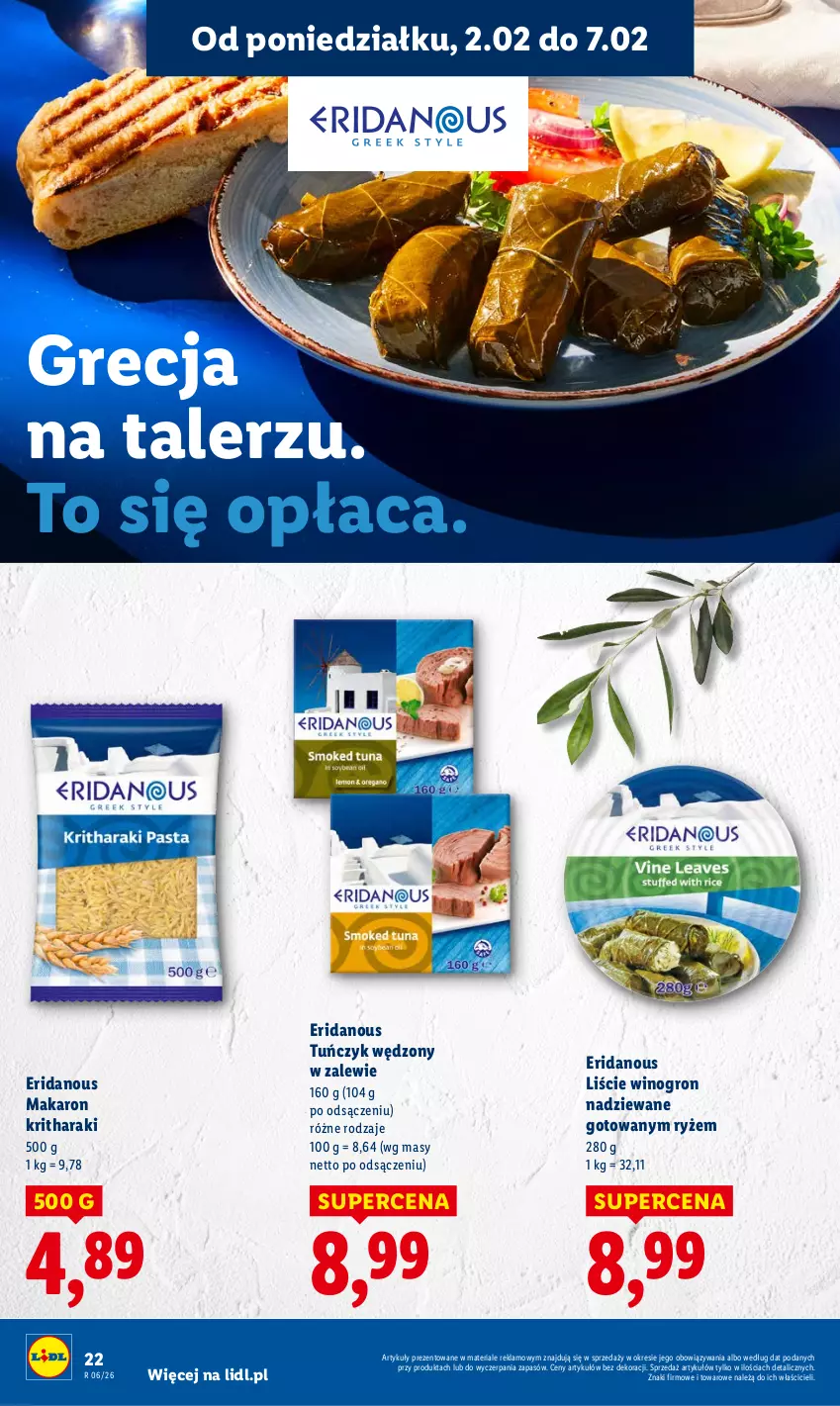 Gazetka promocyjna Lidl - GAZETKA - ważna 02.02 do 04.02.2026 - strona 22 - produkty: Makaron, Ryż, Talerz, Tuńczyk, Wino
