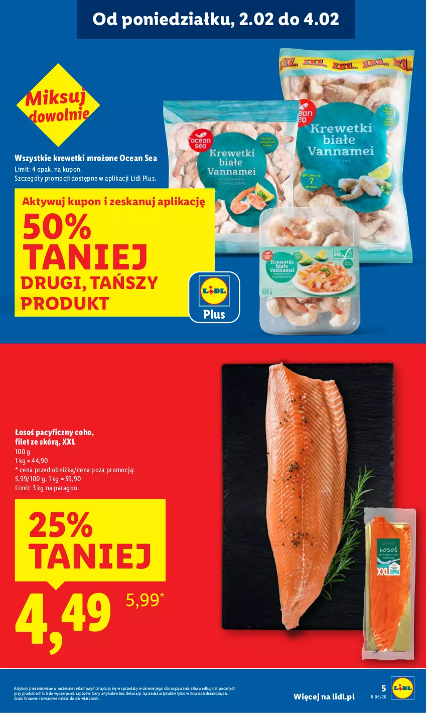 Gazetka promocyjna Lidl - GAZETKA - ważna 02.02 do 04.02.2026 - strona 5 - produkty: Krewetki