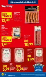 Gazetka promocyjna Lidl - GAZETKA - Gazetka - ważna od 04.02 do 04.02.2026 - strona 34 - produkty: Piec, Polędwica, Pur, Salami, PIKOK, Boczek, Kiełbasa głogowska, Kabanos, Kiełbasa