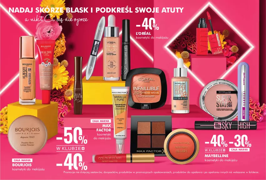 Gazetka promocyjna Super Pharm - Gazetka - ważna 20.06 do 12.07.2023 - strona 11 - produkty: Bell, Bourjois, Fa, L’Oréal, Makijaż, Max Factor, Maybelline