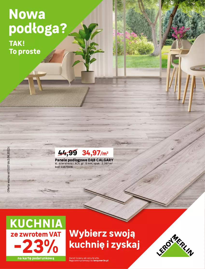 Gazetka promocyjna Leroy Merlin - Gazetka Leroy Merlin - ważna 13.07 do 02.08.2022 - strona 1 - produkty: Kuchnia, LG