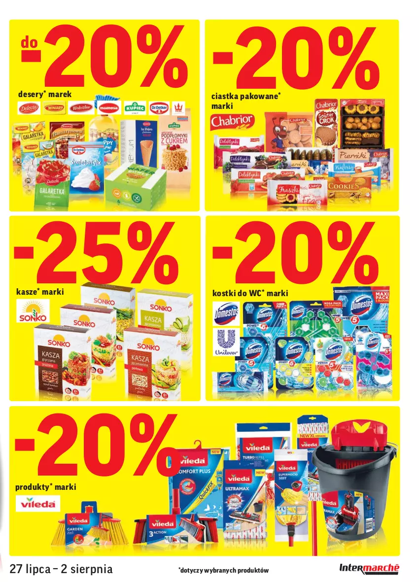 Gazetka promocyjna Intermarche - Gazetka promocyjna - ważna 27.07 do 02.08.2021 - strona 5 - produkty: Ciastka, Deser, Ser