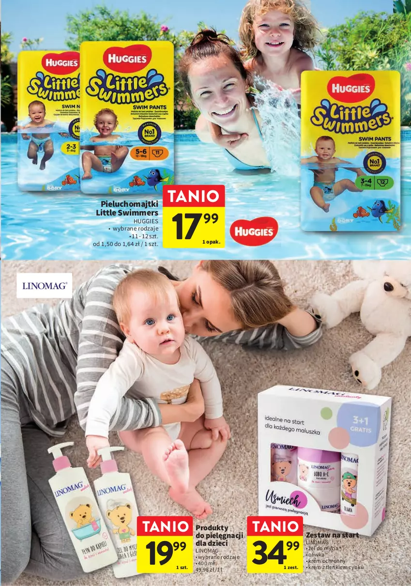 Gazetka promocyjna Intermarche - Gazetka Intermarche - ważna 13.07 do 26.07.2023 - strona 5 - produkty: Balsam do ciała, Cynk, Dzieci, Huggies, Linomag, Majtki, Mars, Mleczko, Nivea, Olej, Olejek pod prysznic, Pieluchomajtki, Ziaja