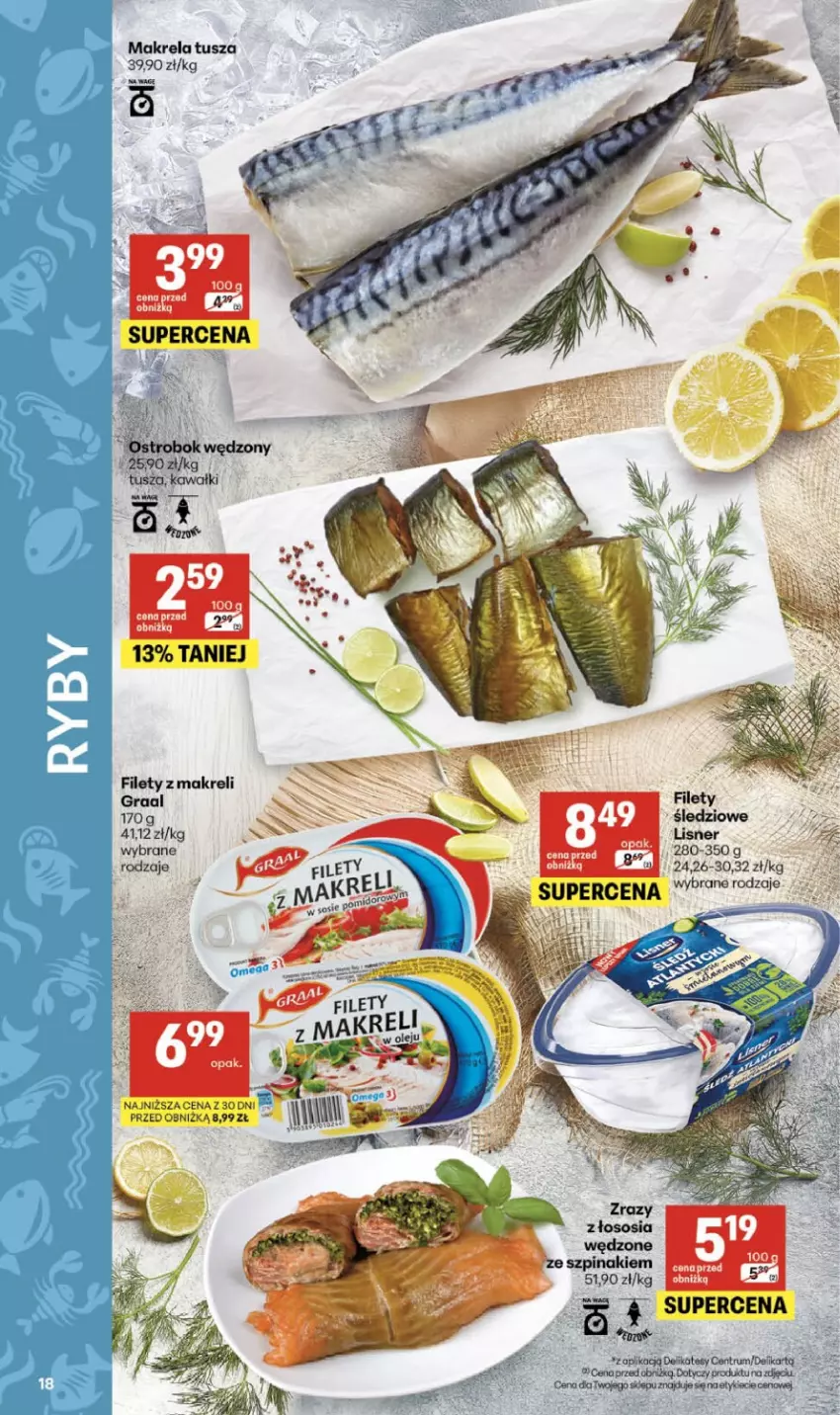 Gazetka promocyjna Delikatesy Centrum - Franczyza DC38 Czwartek - ważna 17.09 do 23.09.2026 - strona 18 - produkty: Gra, Graal, Rum, Tusz