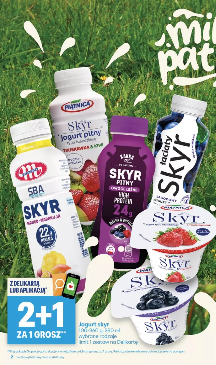 Gazetka promocyjna Delikatesy Centrum - Franczyza DC38 Czwartek - ważna 17.09 do 23.09.2026 - strona 2 - produkty: Jogurt, Owoce