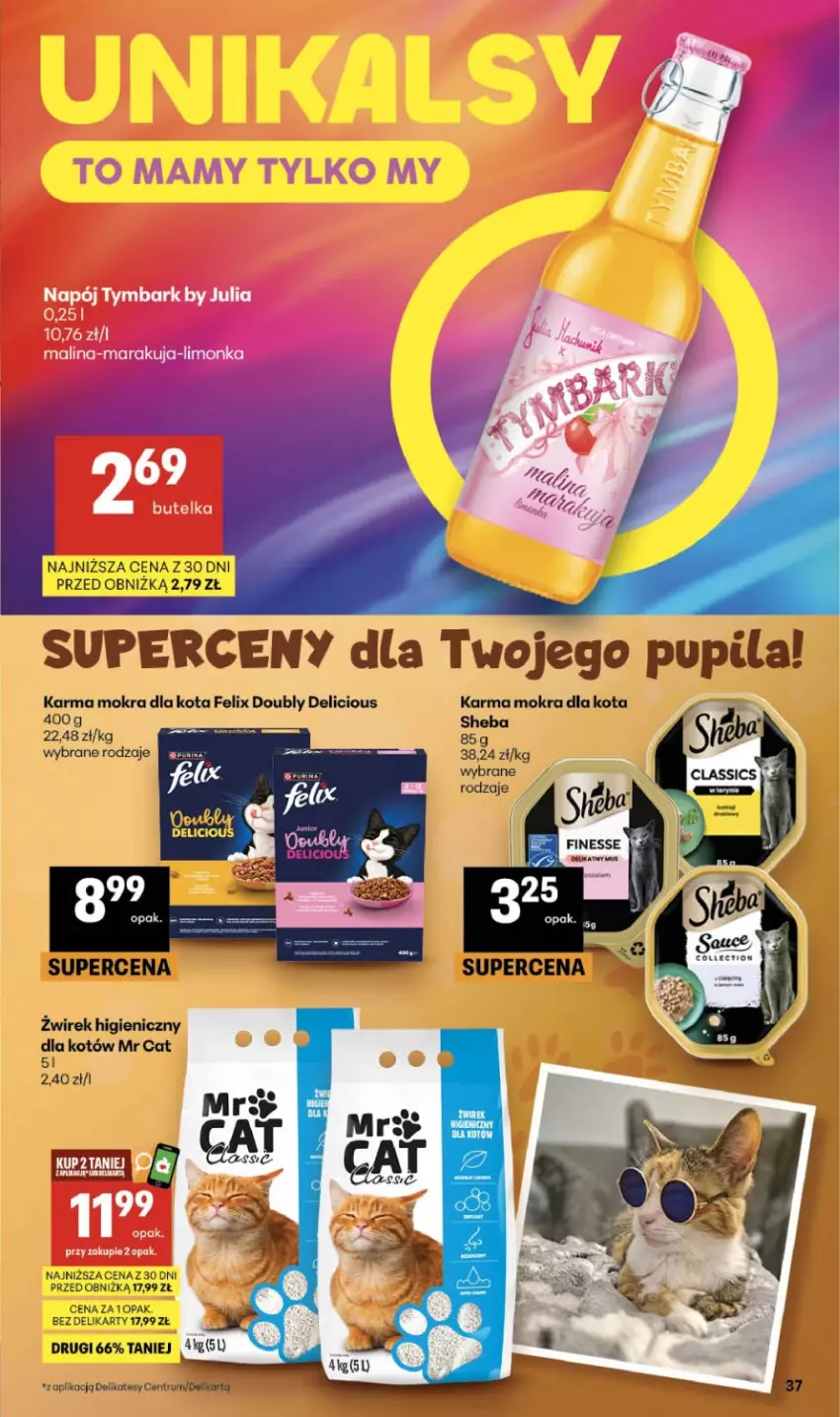 Gazetka promocyjna Delikatesy Centrum - Franczyza DC38 Czwartek - ważna 17.09 do 23.09.2026 - strona 37 - produkty: Felix, Rum, Sheba