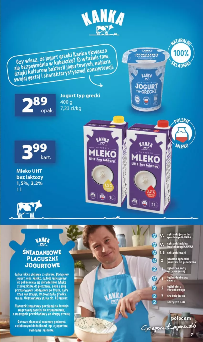 Gazetka promocyjna Delikatesy Centrum - Franczyza DC38 Czwartek - ważna 17.09 do 23.09.2026 - strona 7 - produkty: Jogurt, Lanki, Olej