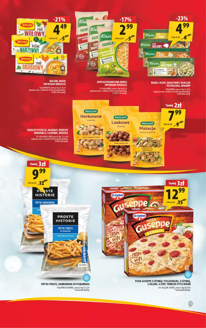 Gazetka promocyjna Arhelan - Gazetka - ważna 24.01 do 02.02.2025 - strona 9 - produkty: Bulion, Dr. Oetker, Frytki, Kebab, Lion, Piec, Pieczarka, Piekarnik, Pizza, Salami, Ser