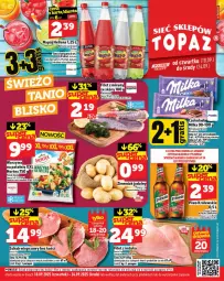 Gazetka promocyjna Topaz - Gazetka - Gazetka - ważna od 24.09 do 24.09.2025 - strona 1 - produkty: Piwo, Warzywa, Królewski, Schab wieprzowy, Waga, Ogród, Hortex