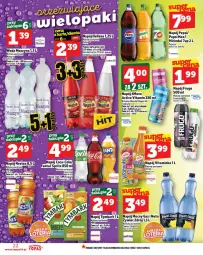 Gazetka promocyjna Topaz - Gazetka - Gazetka - ważna od 24.09 do 24.09.2025 - strona 22 - produkty: Top, 7up, Pepsi max, Mirinda, Pepsi, Hellena, Napój, Magnez