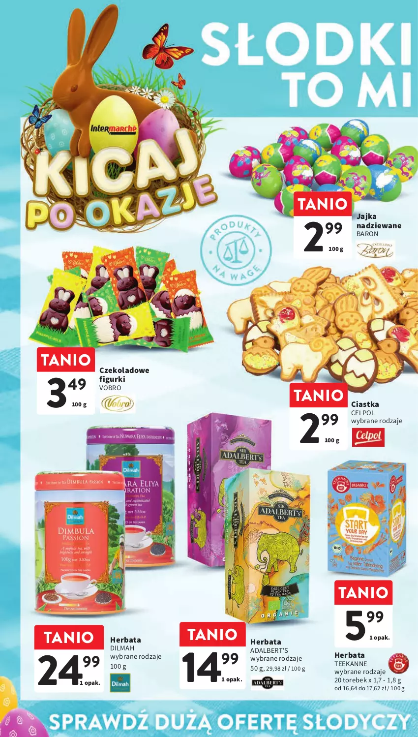 Gazetka promocyjna Intermarche - Gazetka Intermarche - ważna 07.03 do 13.03.2024 - strona 10 - produkty: Ciastka, Dilmah, Herbata, Teekanne