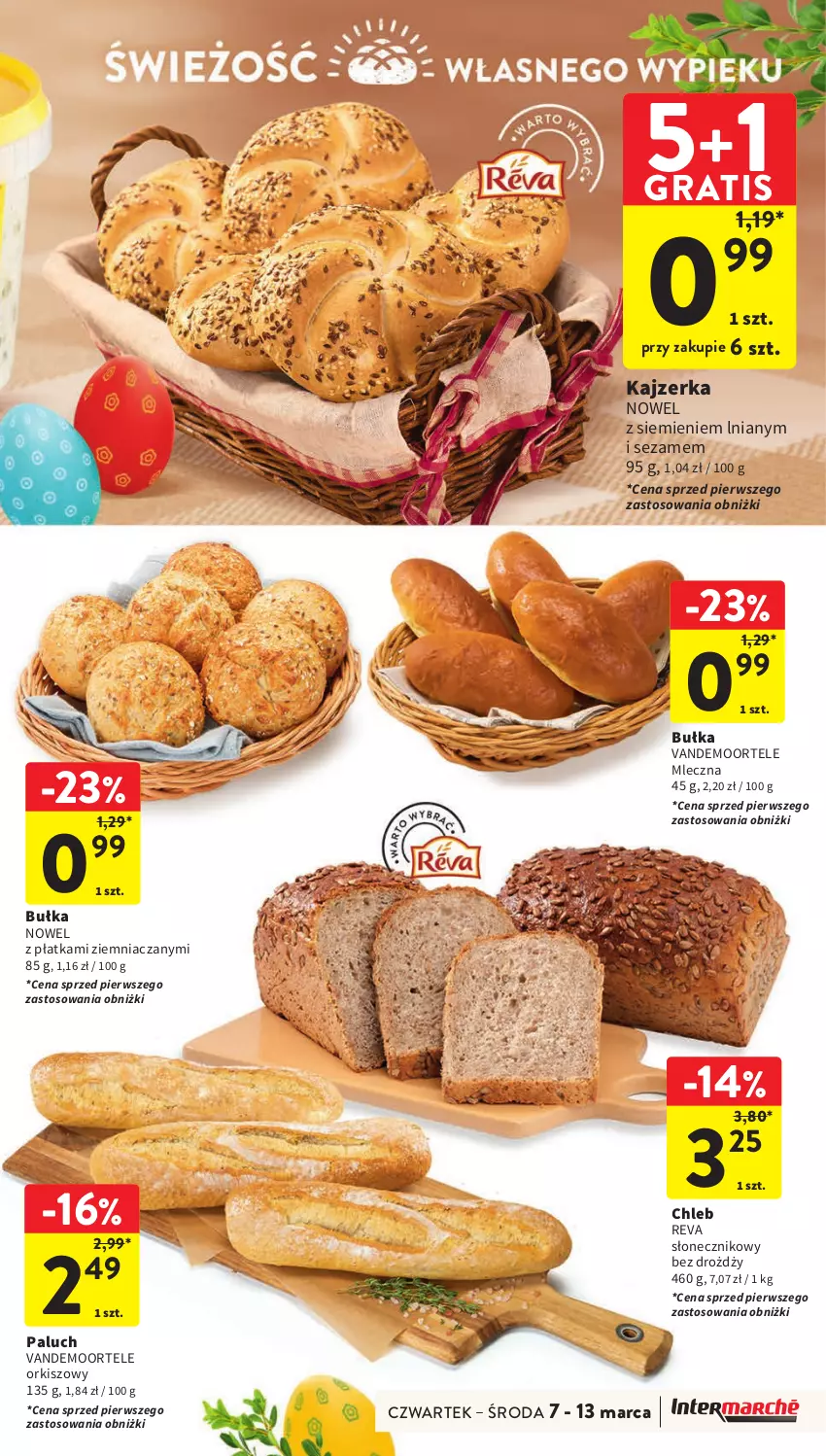 Gazetka promocyjna Intermarche - Gazetka Intermarche - ważna 07.03 do 13.03.2024 - strona 31 - produkty: Bułka, Chleb, Gra, Kajzerka, Sezam