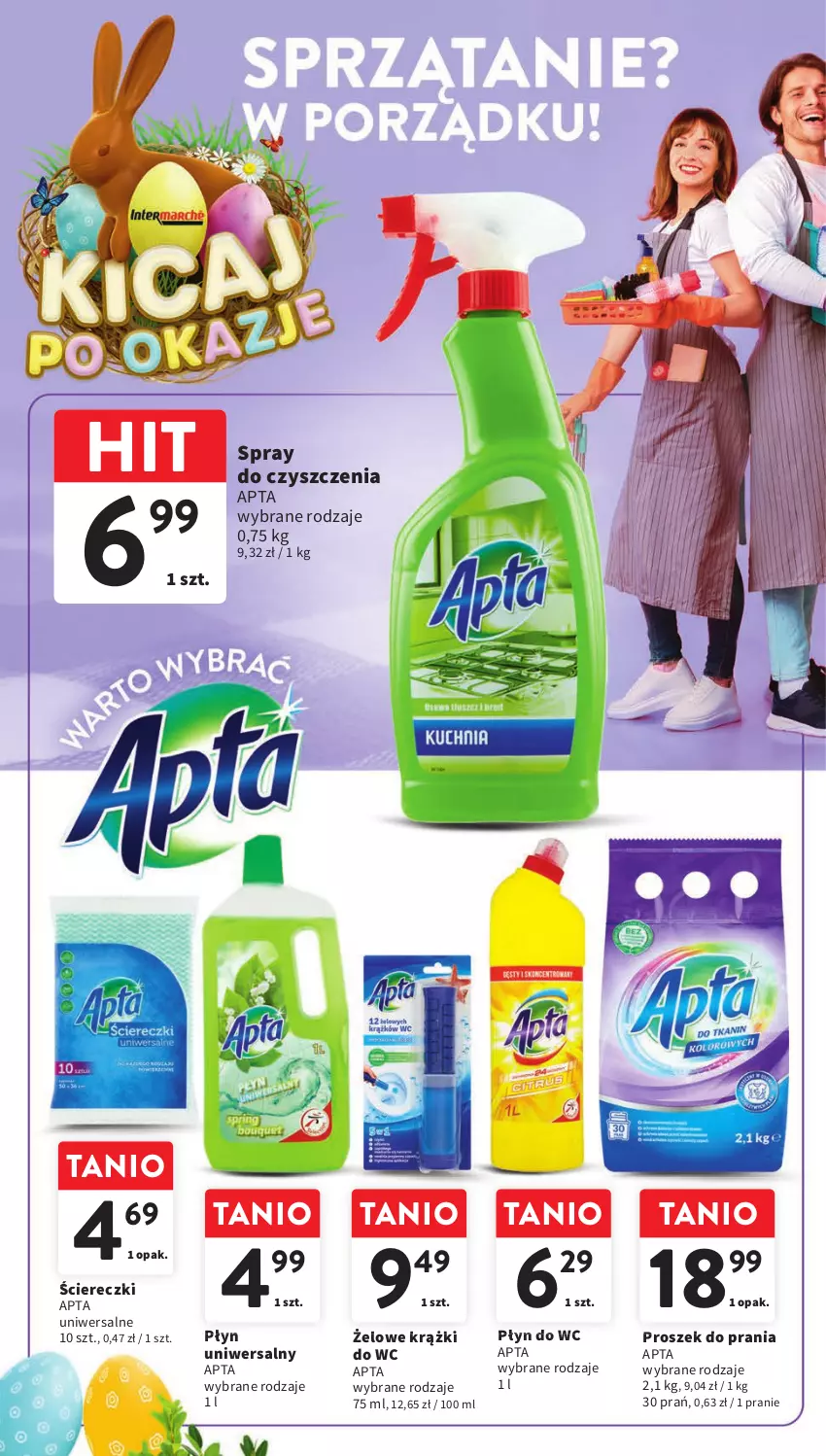 Gazetka promocyjna Intermarche - Gazetka Intermarche - ważna 07.03 do 13.03.2024 - strona 40 - produkty: Płyn do wc, Proszek do prania, Spray do czyszczenia