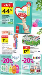 Gazetka promocyjna Intermarche - Gazetka Intermarche - Gazetka - ważna od 13.03 do 13.03.2024 - strona 43 - produkty: Pampers, Majtki, Szczoteczka do zębów, Pasta do zębów, Chusteczki, Dzieci, Pieluchomajtki, Elmex, Kindii, Szczoteczka