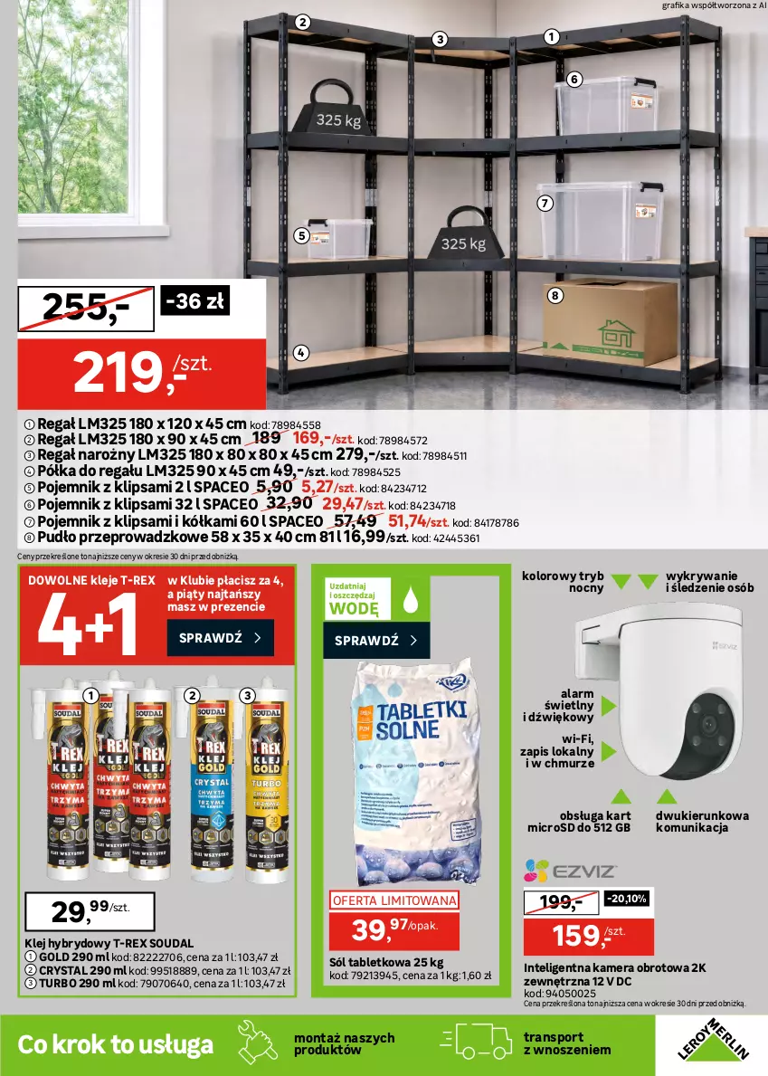 Gazetka promocyjna Leroy Merlin - Gazetka Leroy Merlin - ważna 17.06 do 14.07.2026 - strona 39 - produkty: Akumulator, Bosch, Gra, Grafika, Intel, Kamera, Klej, Młot, Odkurzacz, Pojemnik, Półka, Por, Regał, Sól, Sport, Szlifierka, Szlifierka kątowa, Tablet, Tran, Warka, Wkręt, Zestaw narzędzi