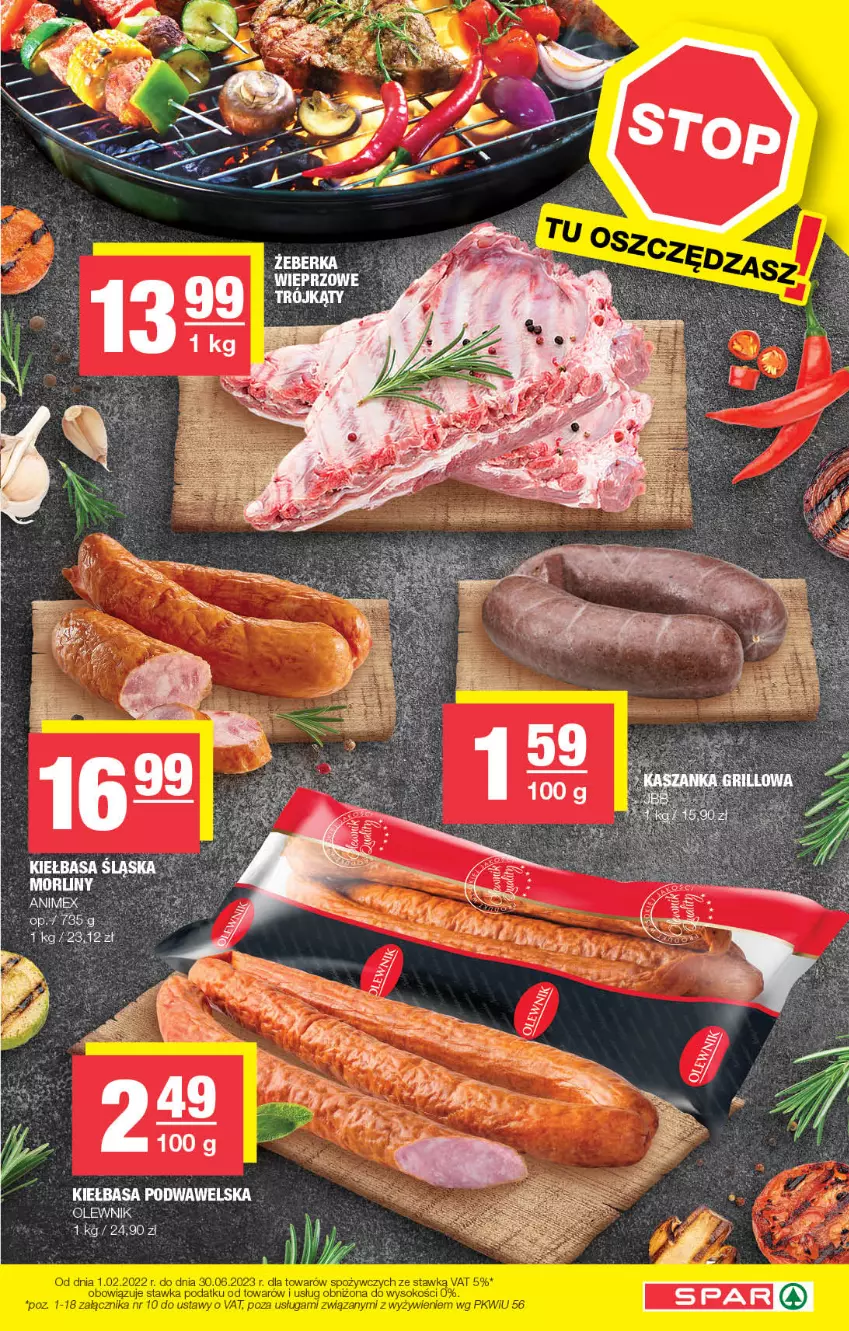 Gazetka promocyjna Spar - Spar - ważna 30.04 do 10.05.2023 - strona 7 - produkty: Kiełbasa, Olewnik