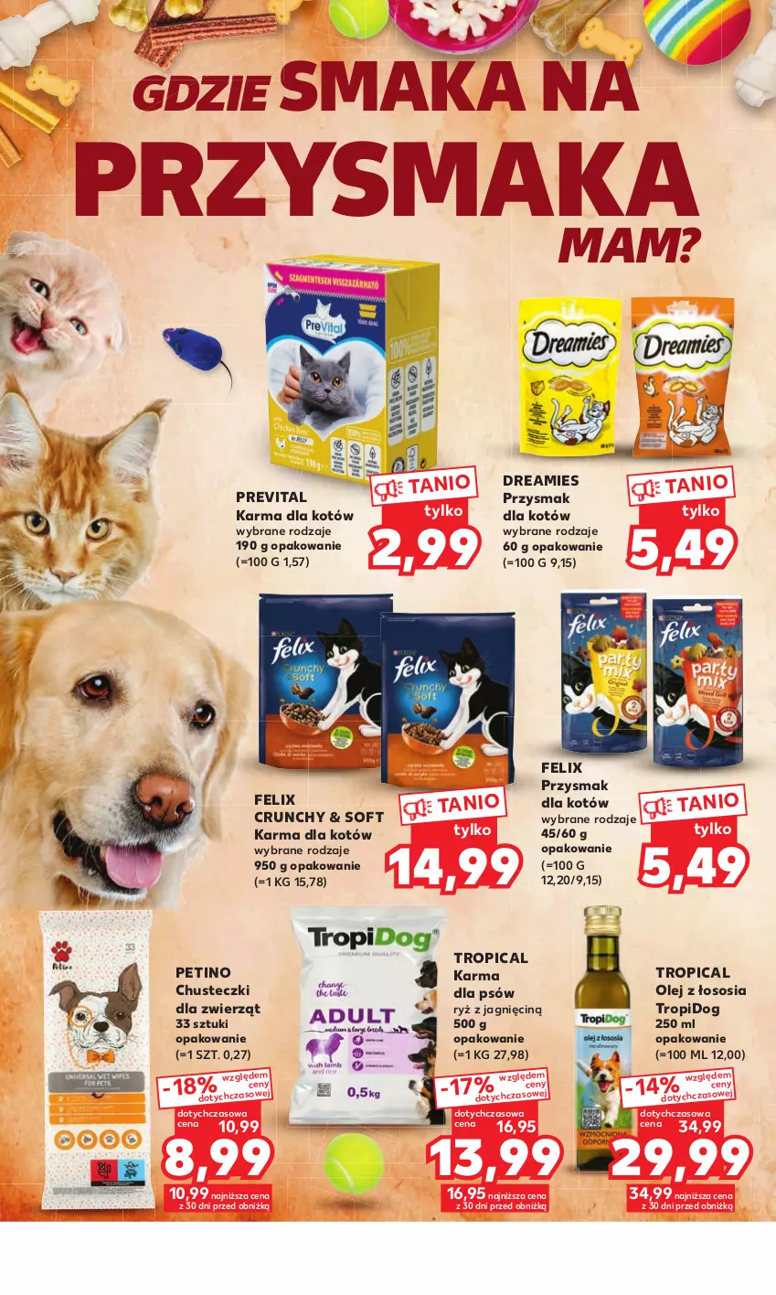 Gazetka promocyjna Kaufland - Mocny Start - ważna 08.05 do 10.05.2023 - strona 14 - produkty: Chusteczki, Felix, Olej, Ryż, Sos, Tropical