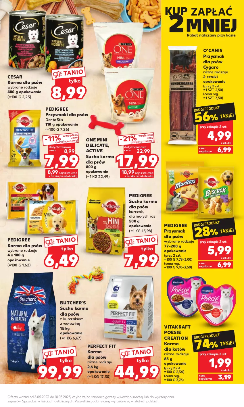 Gazetka promocyjna Kaufland - Mocny Start - ważna 08.05 do 10.05.2023 - strona 15 - produkty: Kurczak, Pedigree, Przysmaki, Sucha karma, Vitakraft