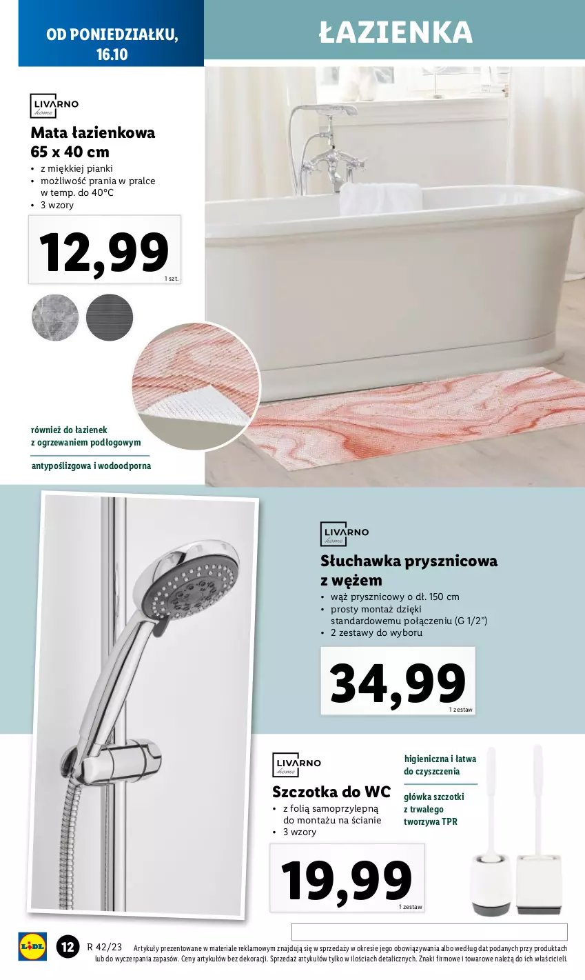 Gazetka promocyjna Lidl - GAZETKA - ważna 16.10 do 21.10.2023 - strona 14 - produkty: Mop, Ogrzewanie, Por