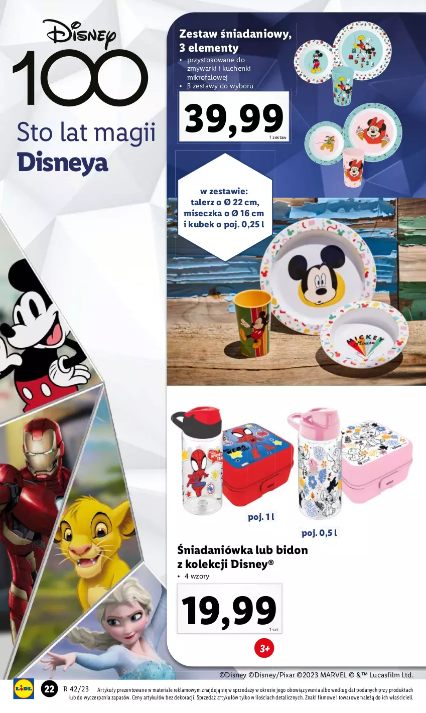 Gazetka promocyjna Lidl - GAZETKA - ważna 16.10 do 21.10.2023 - strona 24 - produkty: Disney, Fa, Kuchenki mikrofalowe, Zmywarki