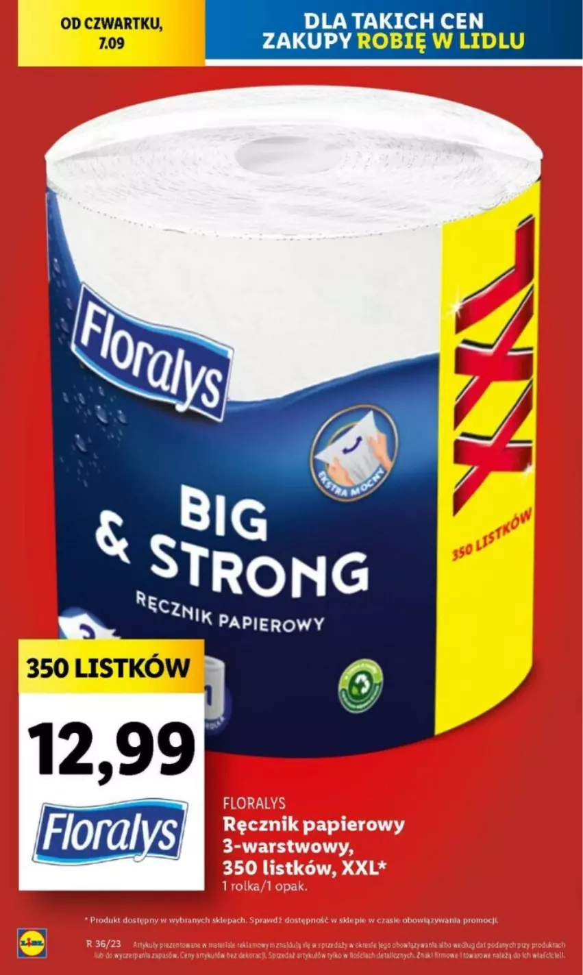 Gazetka promocyjna Lidl - ważna 07.09 do 09.09.2023 - strona 19 - produkty: Papier