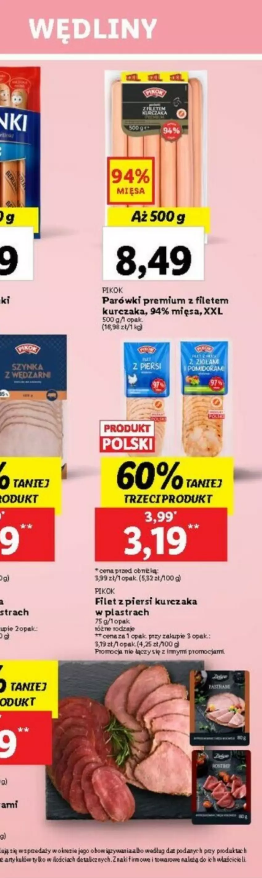 Gazetka promocyjna Lidl - ważna 07.09 do 09.09.2023 - strona 44 - produkty: Kurczak, Parówki, PIKOK