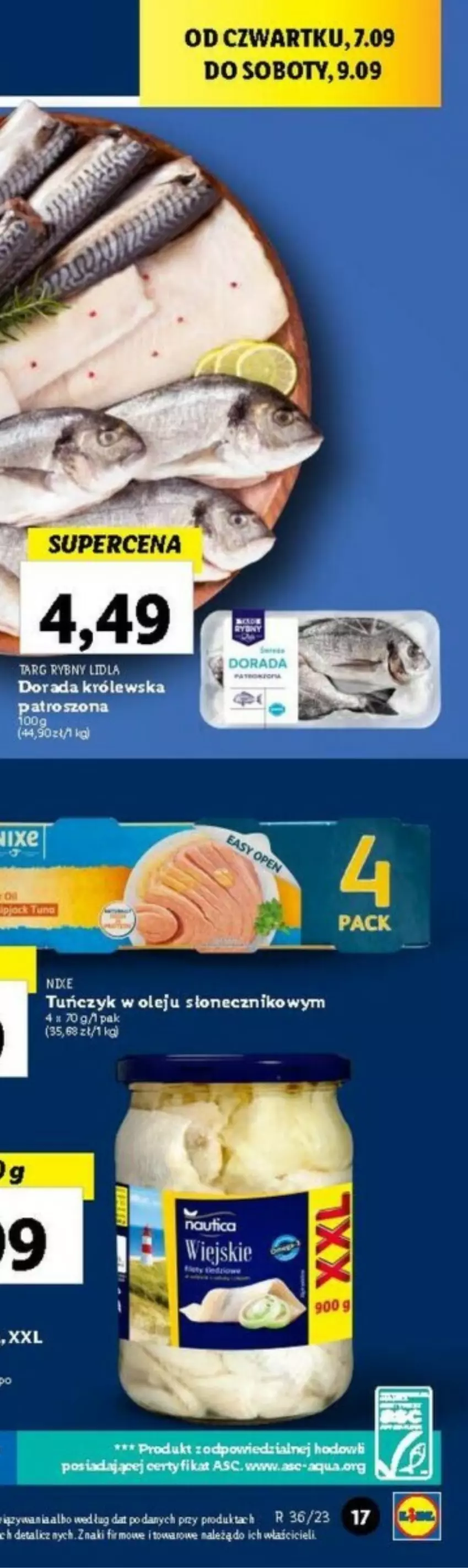 Gazetka promocyjna Lidl - ważna 07.09 do 09.09.2023 - strona 46 - produkty: Olej, Tuńczyk